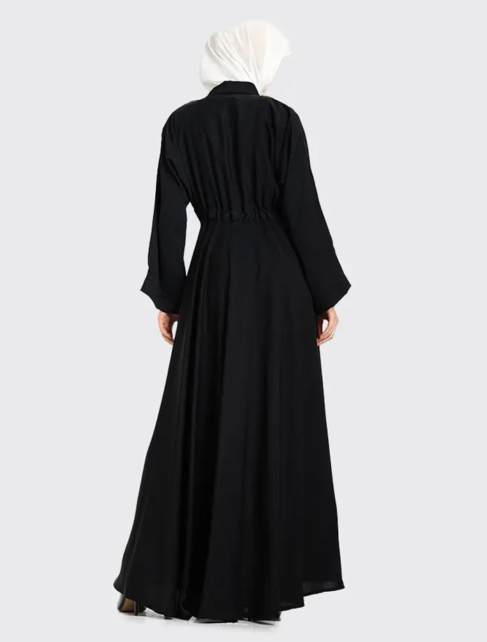 Black Fozia Abaya