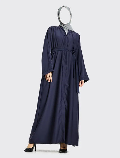 Navy Open Abaya