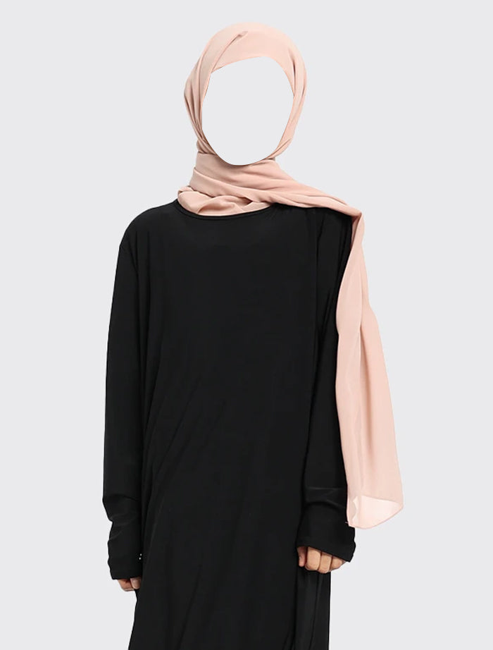 Girls Black Inigo Abaya