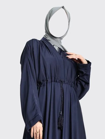 Navy Fozia Abaya