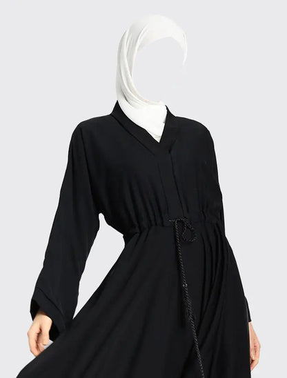 Black Fozia Abaya