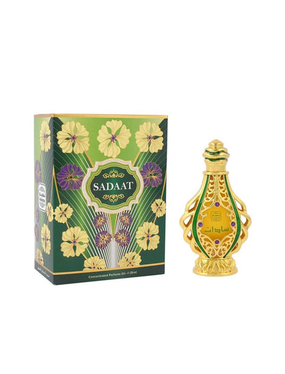 Sadaat 20 Ml Perfume Oil by Naseem Floral Fruity Apricot Jasmine Musk Wood Attar (Men)