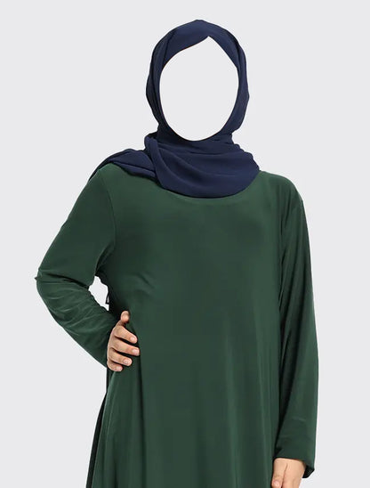 Girls Bottle Green Inigo Abaya