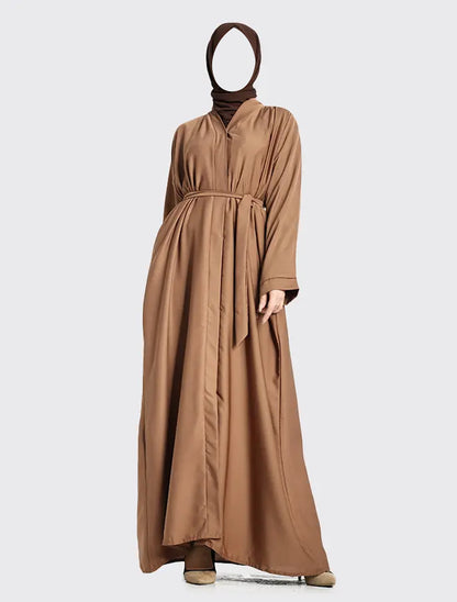 Mocha Open Abaya