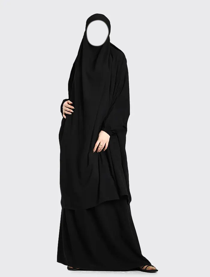 Black Two Piece Jilbab