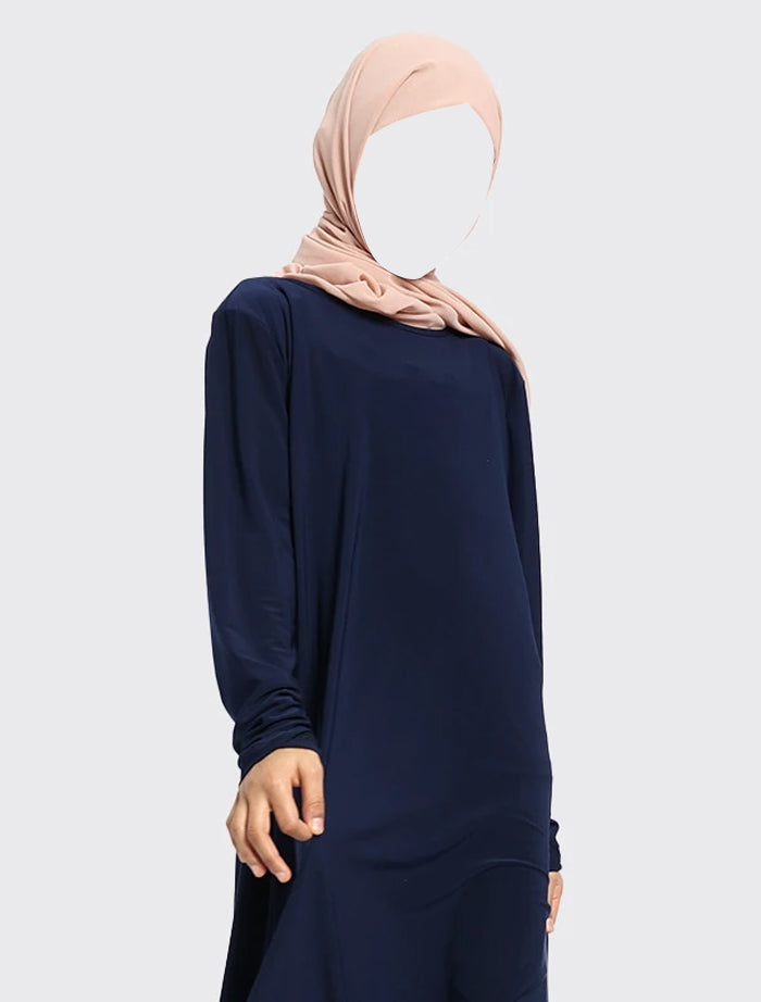 Girls Navy Inigo Abaya