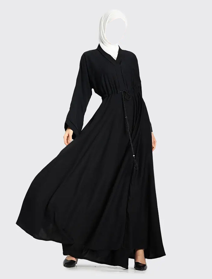 Black Fozia Abaya