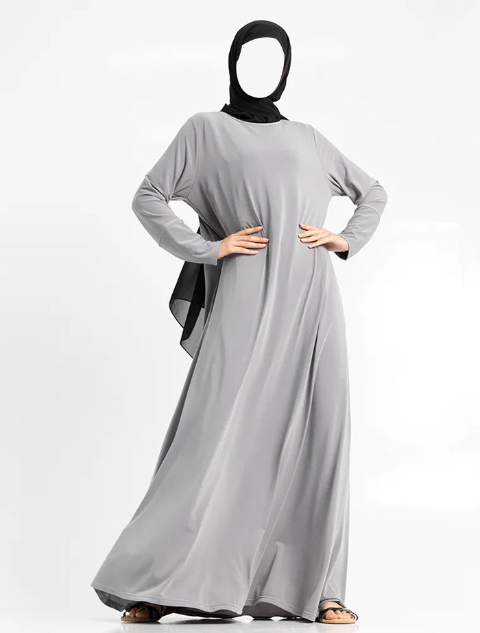 Silver Inigo Abaya