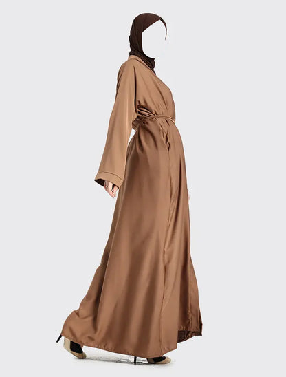 Mocha Open Abaya