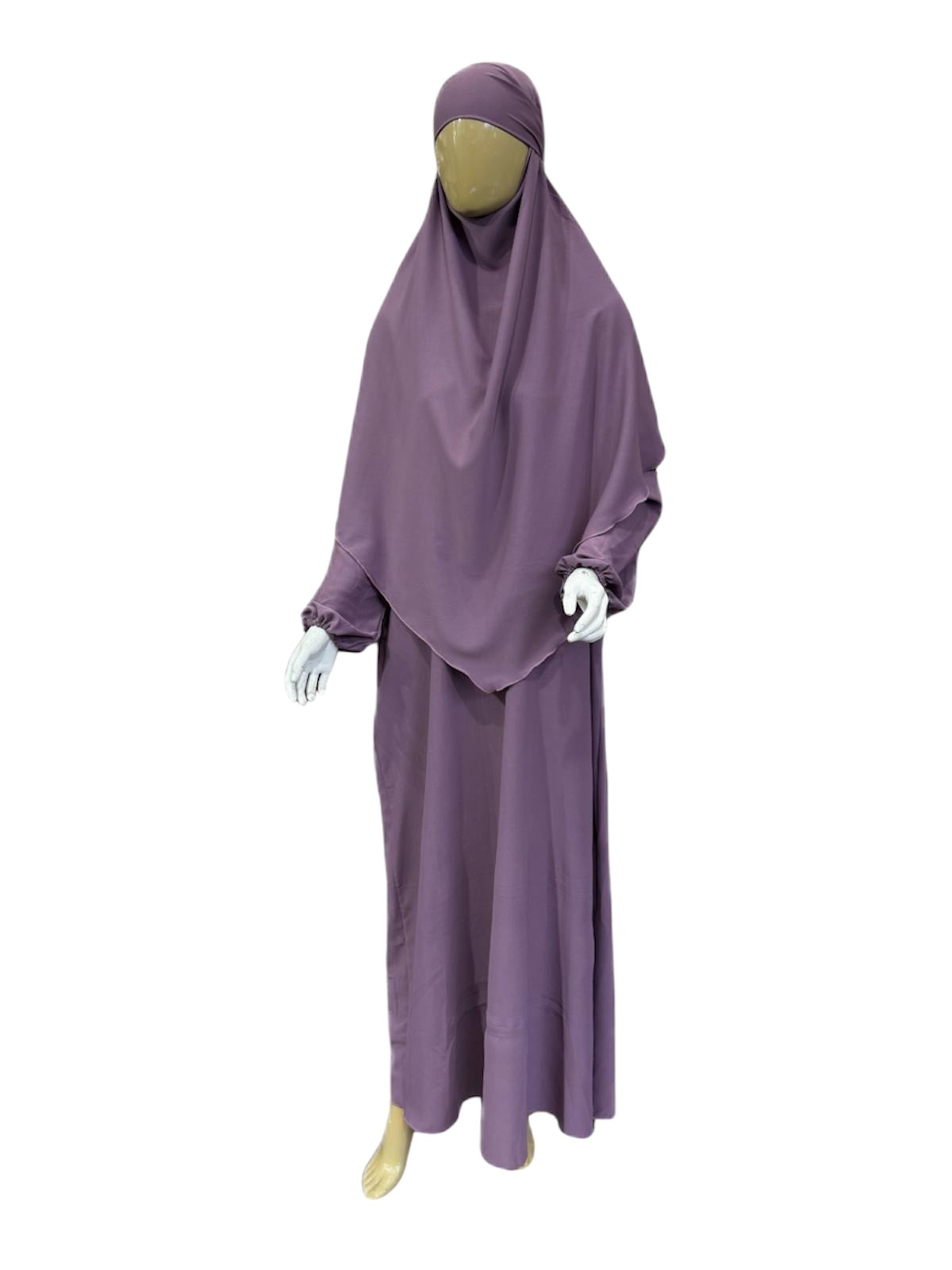 Khimar With Abaya Set 2 Piece Purple