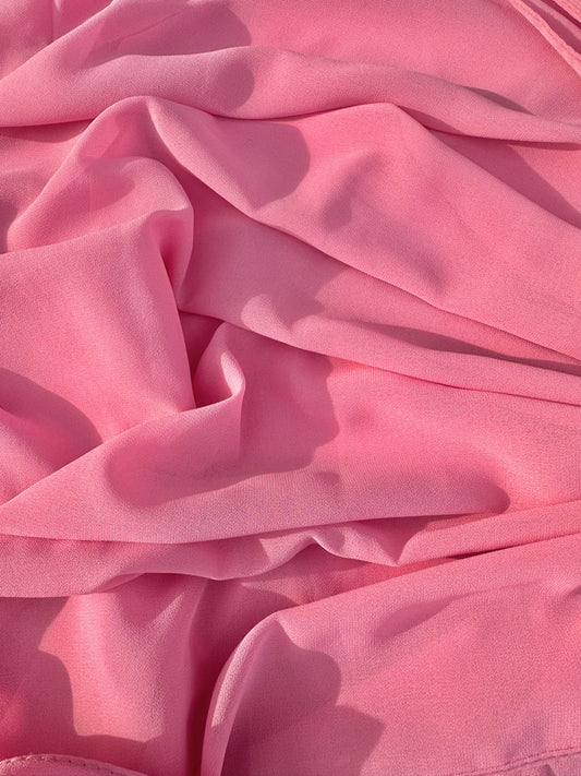 Baby Pink Chiffon Hijab