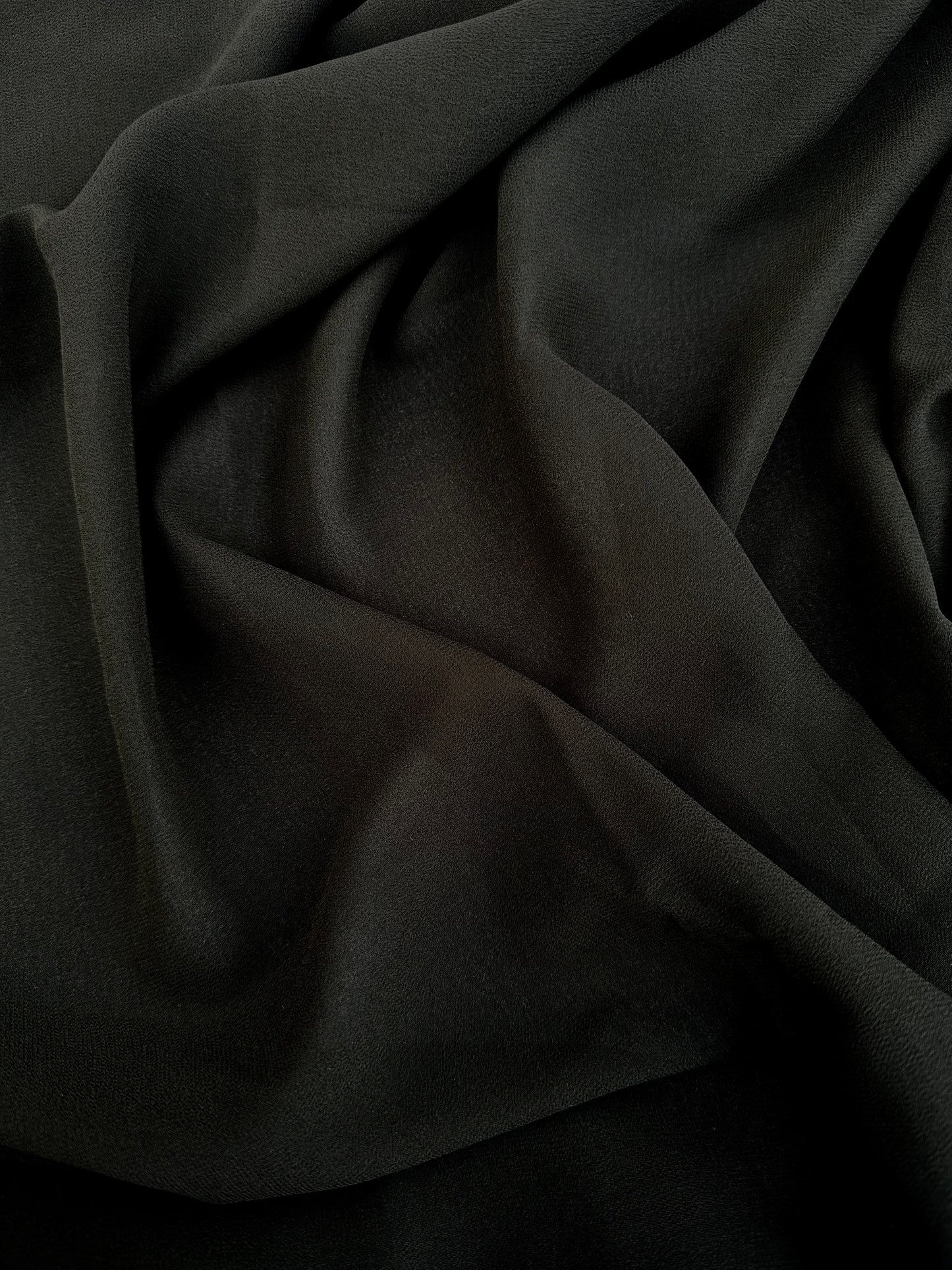 Black Chiffon Hijab